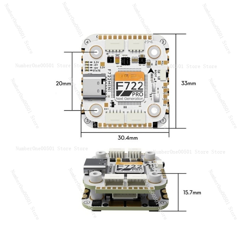 GOKU F722 PRO V2 MPU6000 Fligh - огляд і ціна Betaflight Fc F7