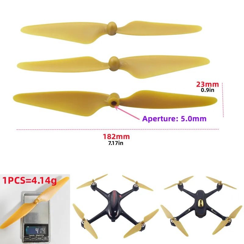 4PCS Crash Resistant CW CCW Pr - огляд і ціна Eachine Drone E58